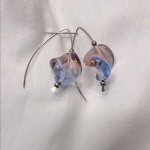 Swirl Murano Glass Earrings